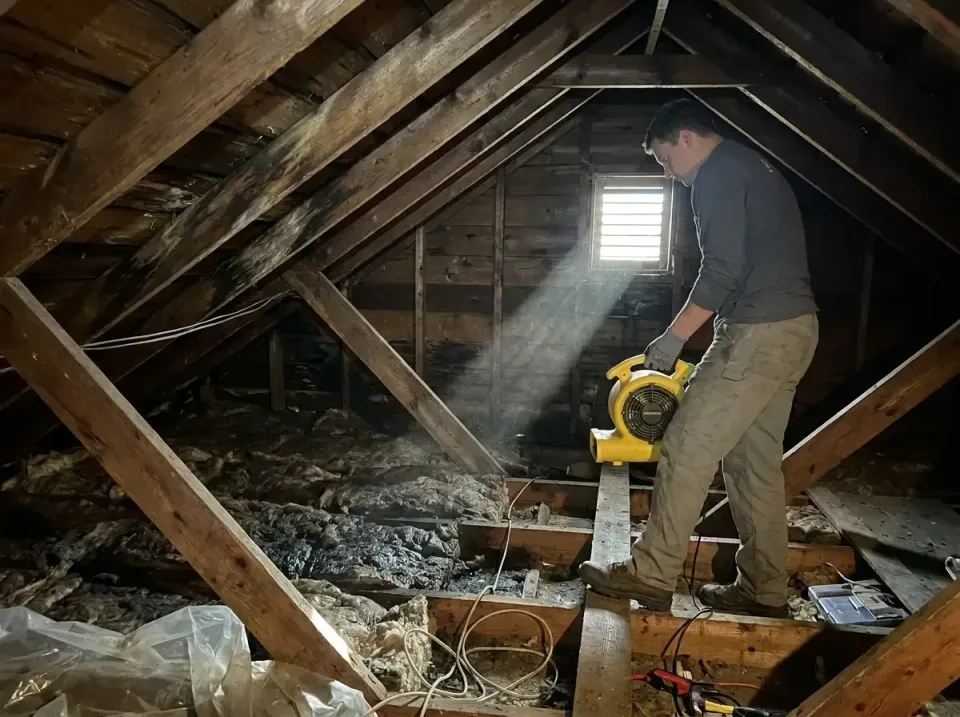 attic-water-damage-drying-proc-007 — frequently asked questions, Emergency Water Extraction & 24/7 Flood Response in East Mc…